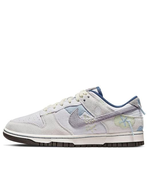 Nike White Air Jordan Dunk Low 'on The Bright Side - Photon Dust'