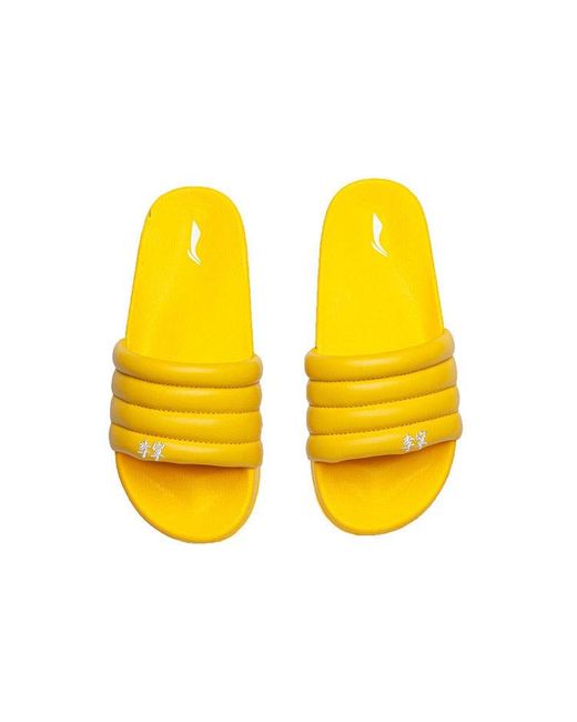 Li-ning Yellow Bubble Slide 'Paris Fashion Week for men
