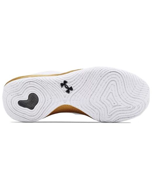 Under Armour White Embiid One 'Goldmind' for men