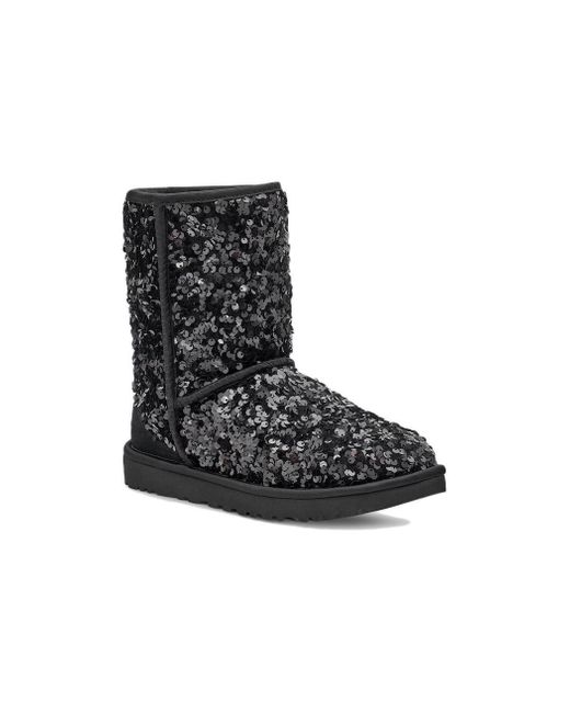 Ugg Black (Wmns) Classic Short 'Sequin'