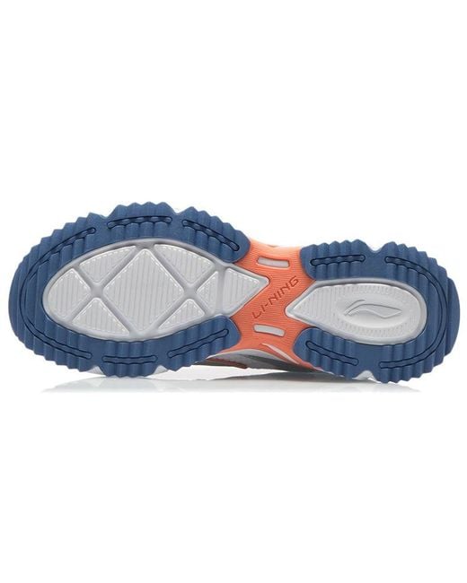 Li-ning Blue Retro Running Shoes for men