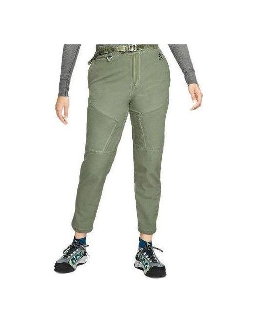 Nike Green Acg Dry Fit Adv Flyes Trail Pants