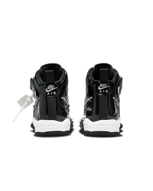 Nike Black Air Force 1 Mid Sp /white-white Dr0500-001 for men