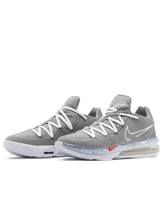 Nike Gray Lebron 17 Low Ep 'Particle' for men