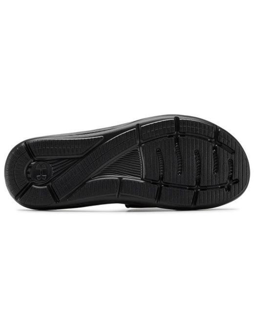 Under Armour Black Ignite 6 Slides for men