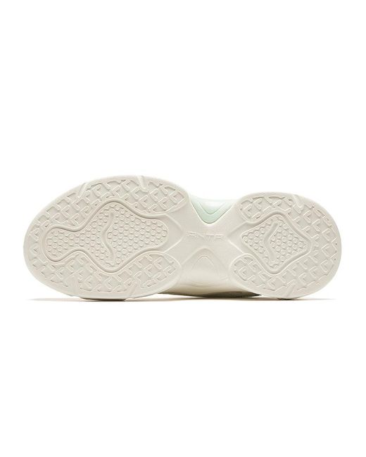 Anta White (Wmns) Platform Leather