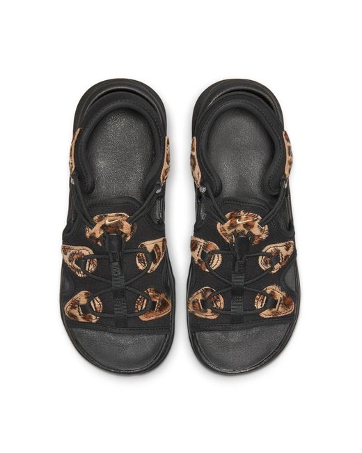 Nike Black (Wmns) Air Max Koko Sandals/Leopard
