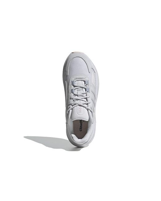 Adidas White (Wmns) Ozelle Cloudfoam Lifestyle Running Shoes 'Dash'