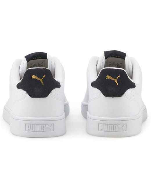 PUMA White Shuffle Perf Sneakers for men