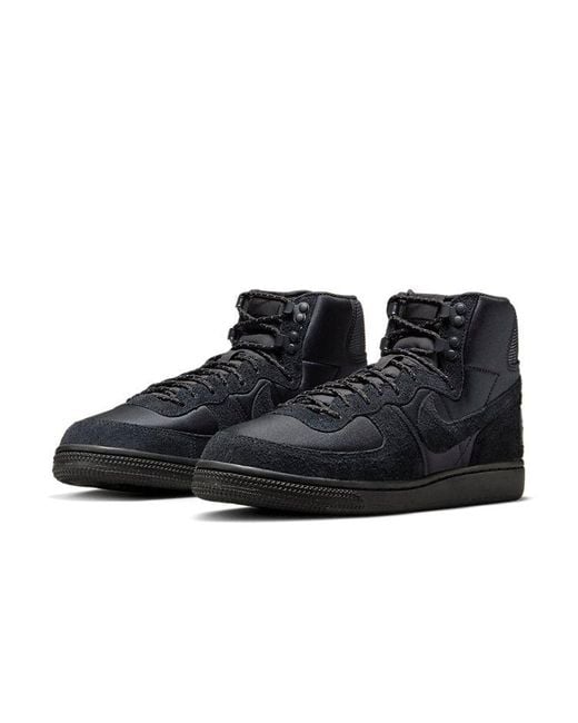 Nike Black Terminator High Hiking Boot 'Triple' for men