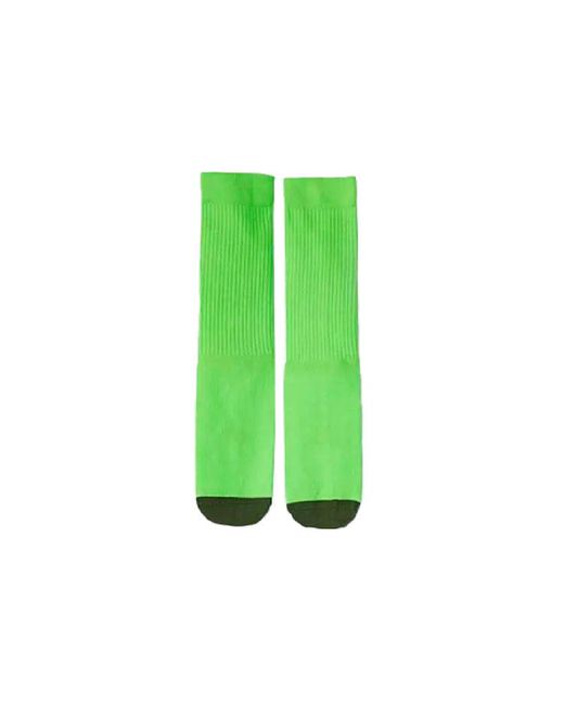 Adidas Green Originals X Ivy Park Crossover Contrasting Colors Logo Sports Mid Calf Socks 3 Pairs
