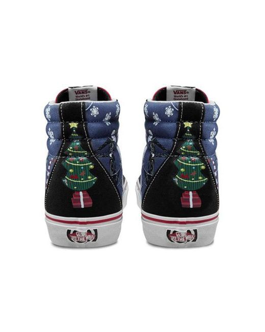 Vans Blue The Nightmare Before Christmas X Sk8-Hi 'Christmastown' for men