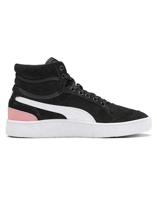 PUMA Black (Wmns) Ralph Sampson Mid Suede Bridal Rose'