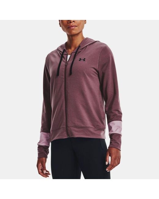 Under Armour Purple (Wmns) Rival Terry Jacket