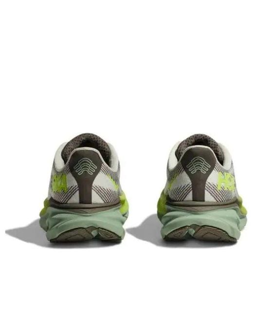 Hoka One One Green Clifton 9 Gtx 'Slate Aloe Vera' for men