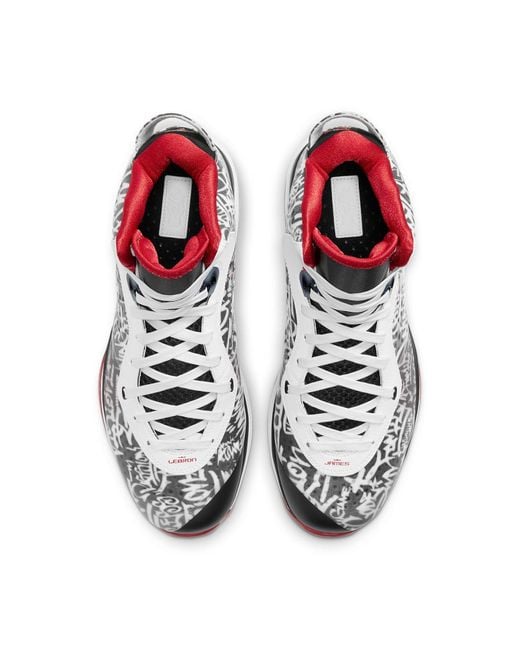 Nike White Lebron 8 'Graffiti' for men