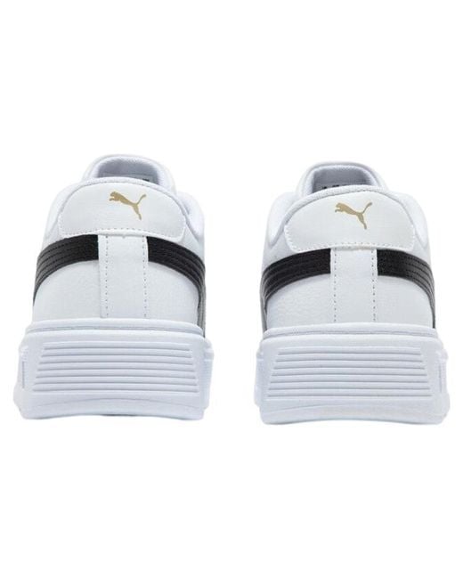 PUMA White (Wmns) Smash Platform V3