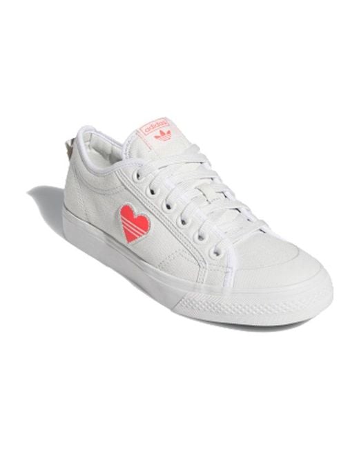 Adidas White (Wmns) Nizza Trefoil 'Valentine's Day'