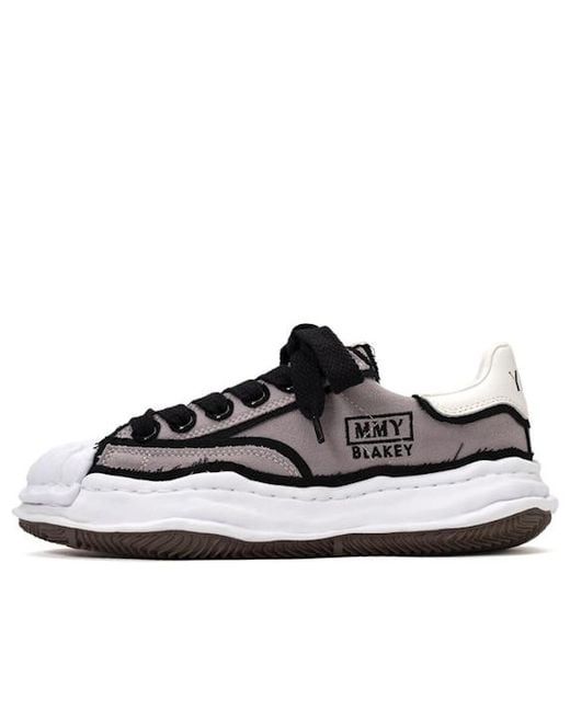 Maison Mihara Yasuhiro Black Blakey Low Original Sole for men