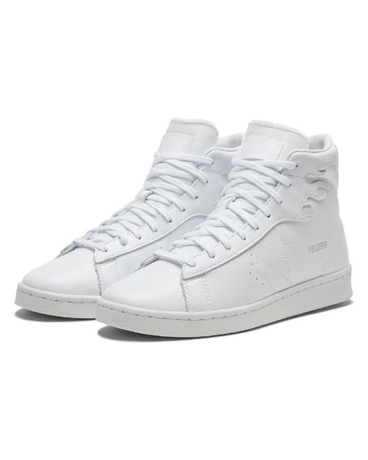 Converse White Pro Leather Flames' for men