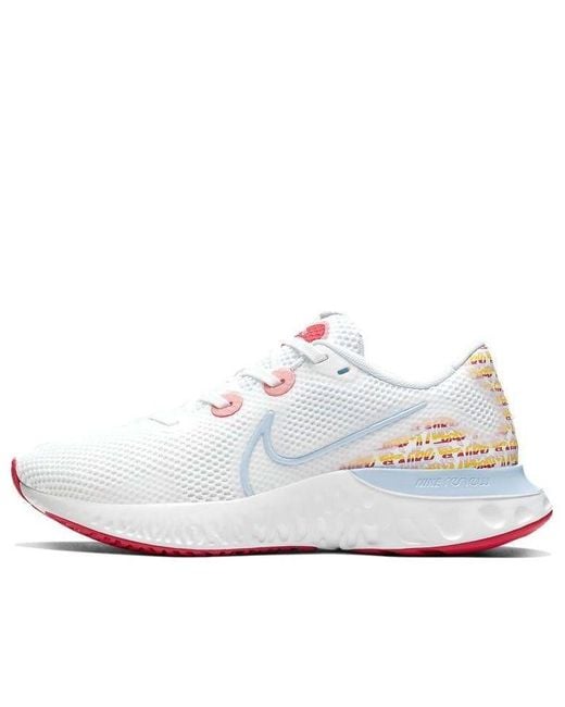 Nike White (Wmns) Renew Run 'Graffiti Print'