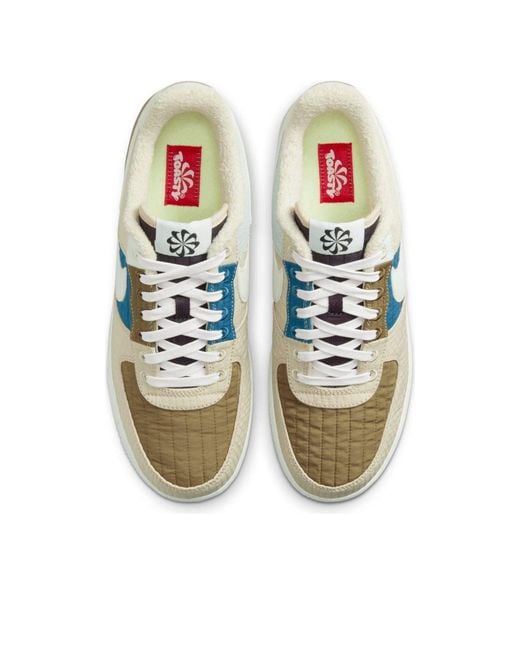 Nike Blue Air Force 1 '07 Lx 'Toasty for men