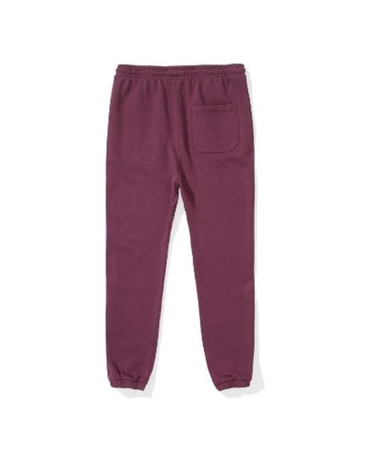Drew House Purple Scribble Sweatpants 'Berry' for men