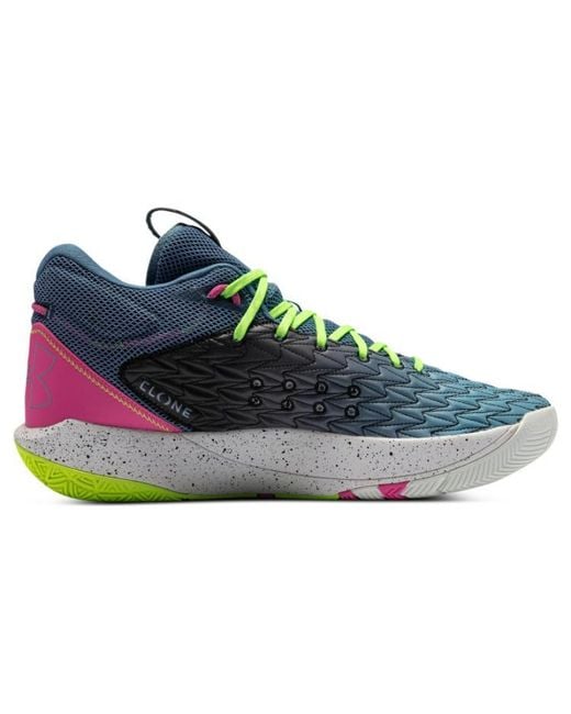 Under Armour Blue Hovr Havoc 5 Clone Adult Basketball Shoes for men