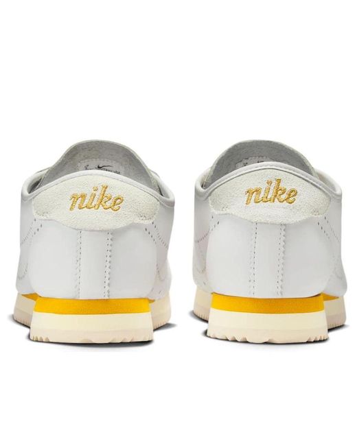 Nike White (Wmns) Cortez Bronze Perforated Swoosh'