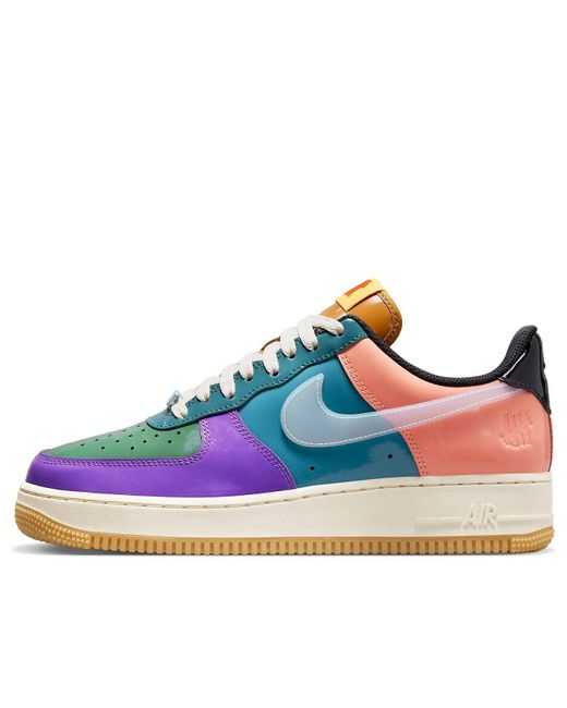 Nike Multicolor Air Force 1 Low X Undefeated Shoes In Purple,
