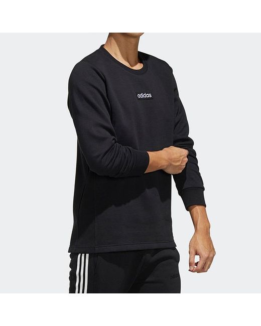 Adidas Blue Neo M C Sw Round Neck Fleece Lined Long Sleeves for men