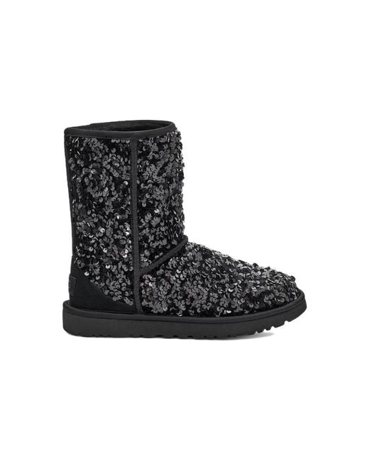 Ugg Black (Wmns) Classic Short 'Sequin'