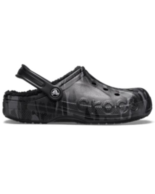 CROCSTM Black Wear-Resistant Cozy Sports Sandals
