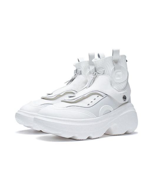 Li-ning White (Wmns) Puff High