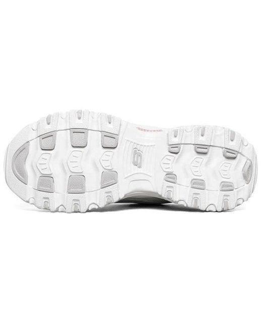 Skechers White (Wmns) D'Lites 1.0 Gs