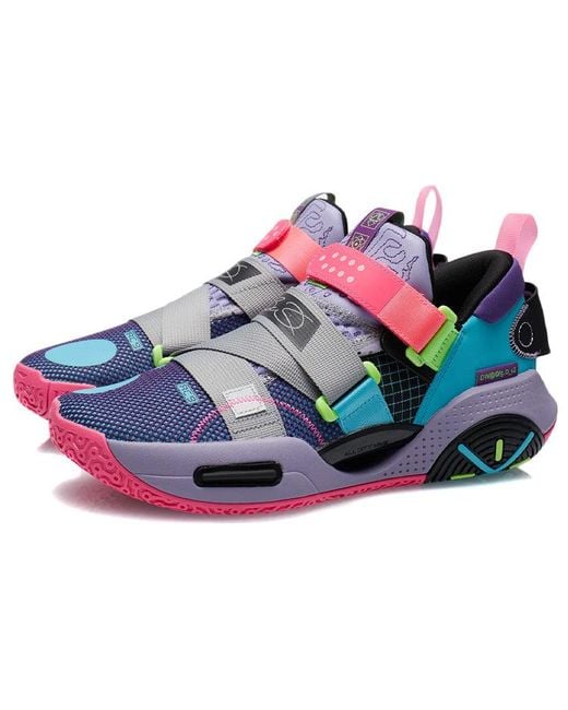 Li-ning Blue Wade All City 9 V2 'Tillandsia Ocean' for men