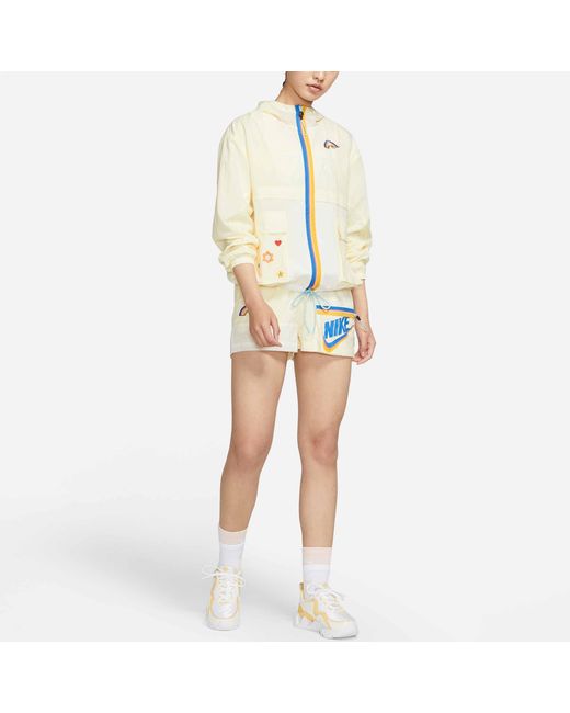 Nike White (Wmns) Nsw Icon Clash Jacket Ss22 Athleisure Casual Sports Hooded Jacket Autumn