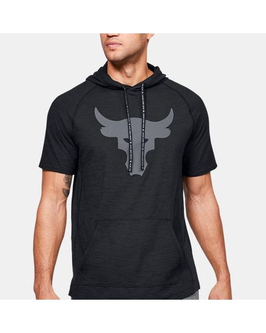 Under Armour Black X Project Rock Charged Cotton(R)T for men