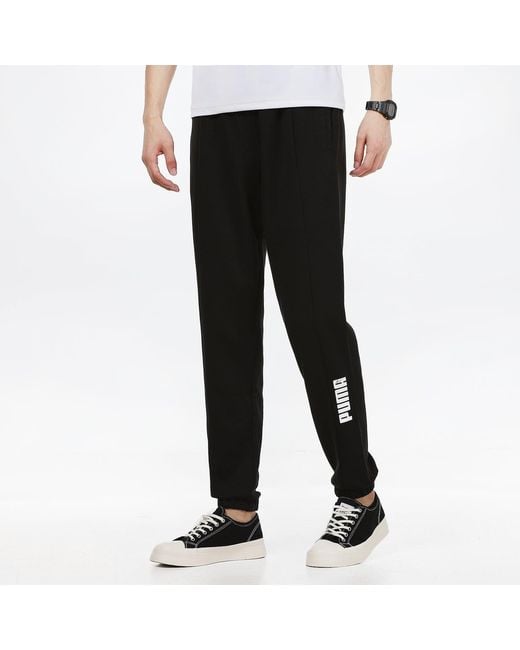 PUMA Black Track Pants for men