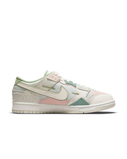 Nike White Dunk Scrap Se Haze Oil' for men