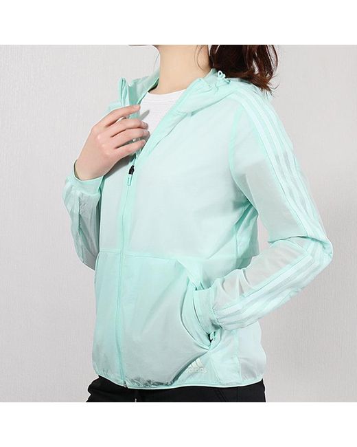Adidas Blue (Wmns) Sports Stylish Jacket Mint