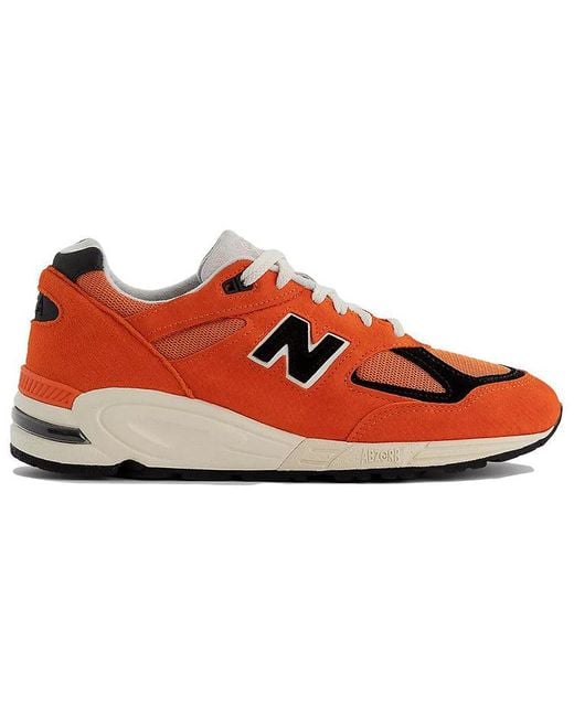 New Balance Red Teddy Santis X 990V2 Made for men