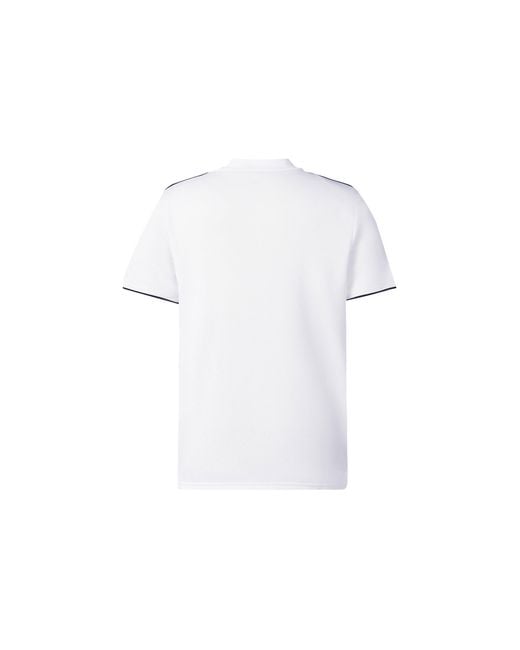 Adidas White Real Madrid 18-19 Season Fan Edition Home Alphabet Logo Stripe Sports Soccer/Football Short Sleeve Jersey for men