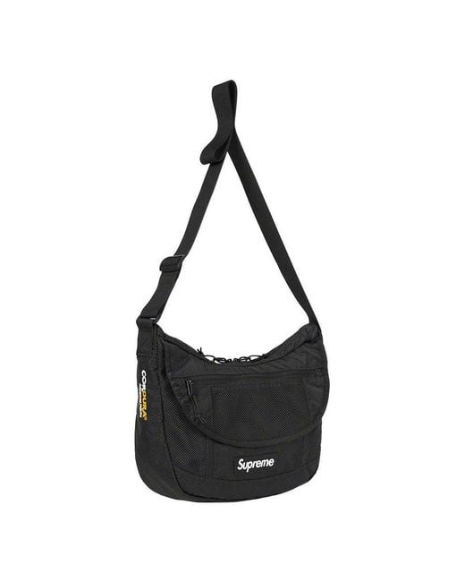 Supreme Black Small Messenger Bag for men