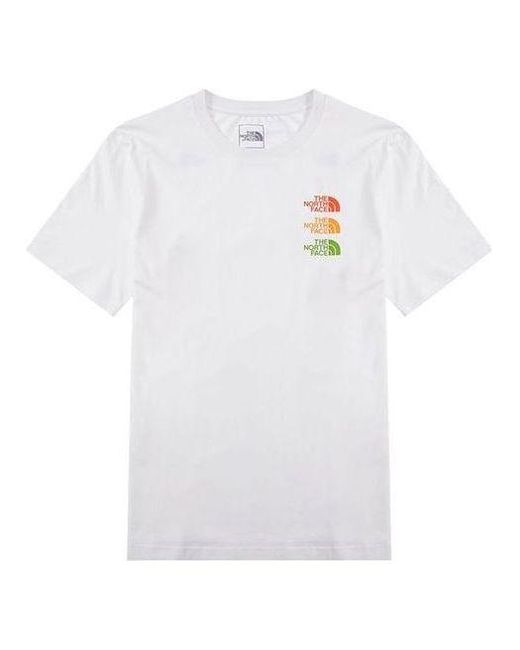 The North Face White Ss22 Logo T-shirt for men