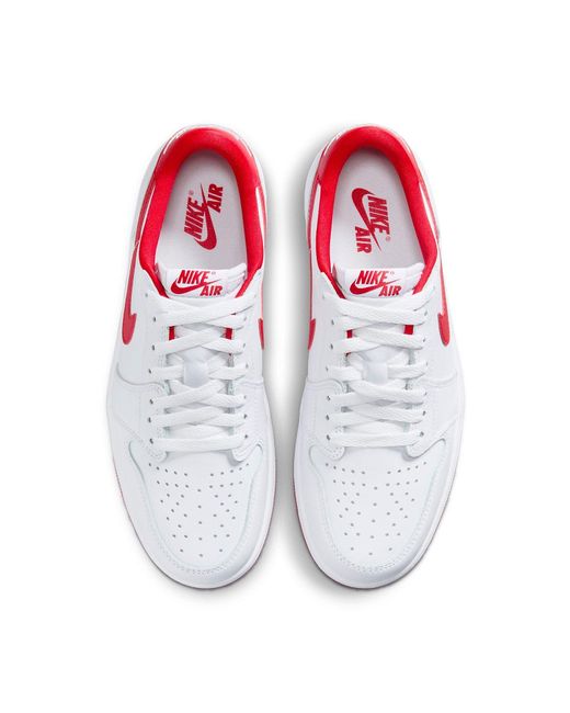 Nike White 1 Retro Low Og 'University' for men