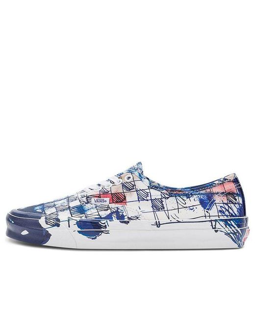 Vans Blue Connor Tingley X Og Authentic Lx 'Checkerboard for men