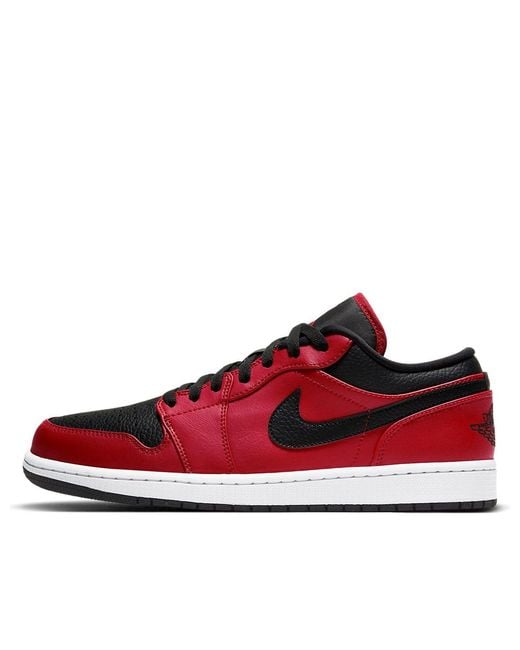 Nike 1 Low 'Reverse Bred Pebbled Swoosh' for men