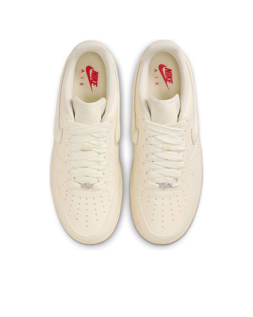 Nike White (Wmns) Air Force 1 Low '07 Next Nature 'Coconut Milk Bulbous Swoosh'