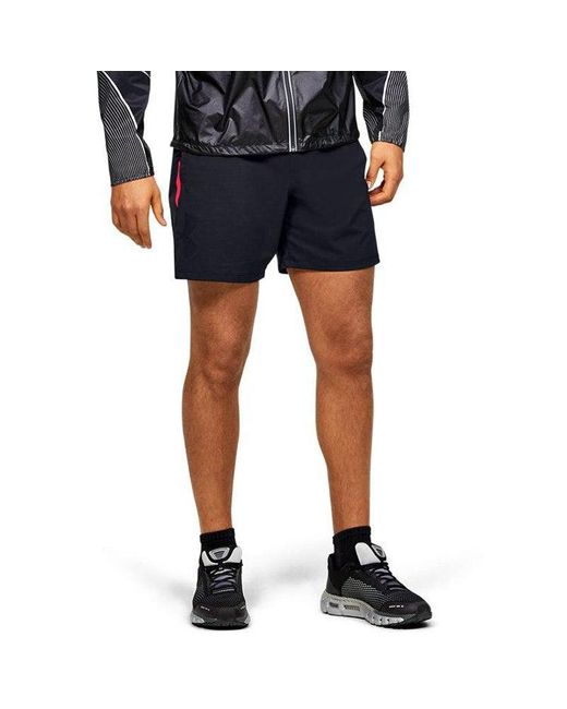 Under Armour Blue Qualifier Speedpocket Branded 7' Shorts for men